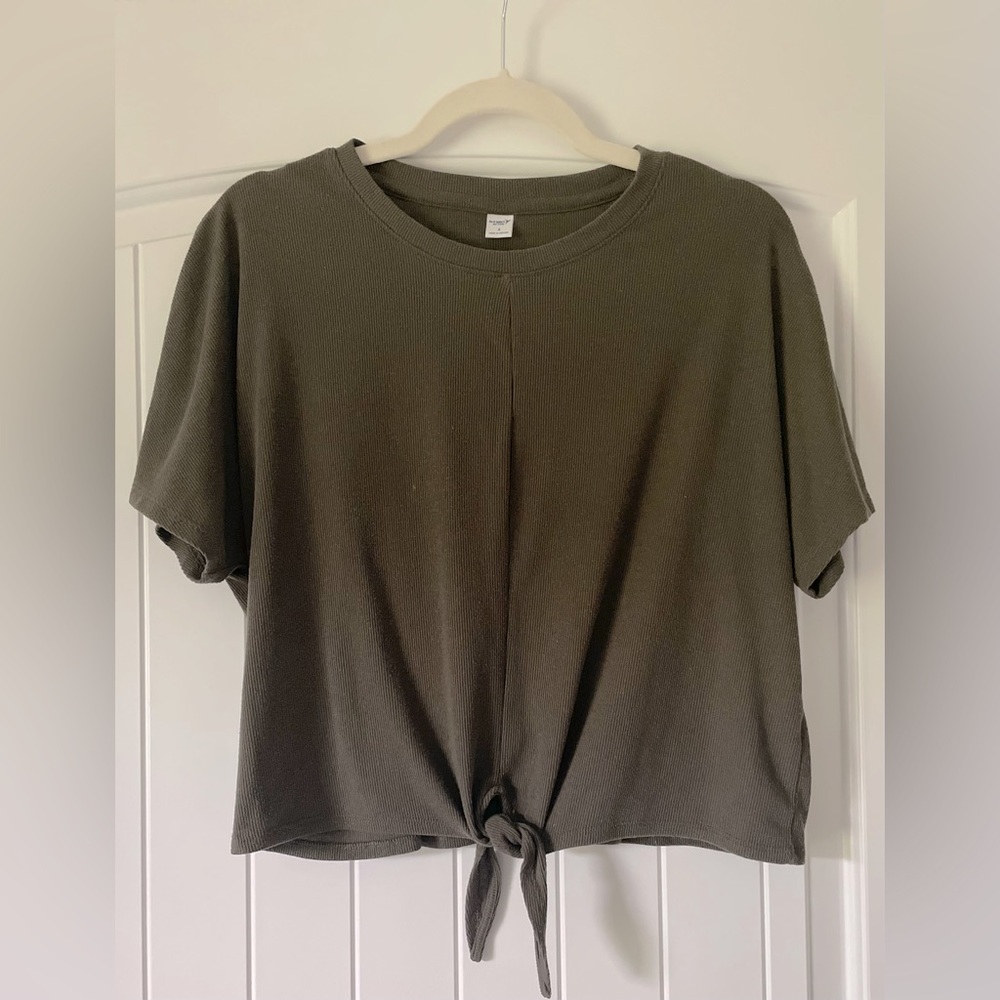 Crop Tie T-Shirt